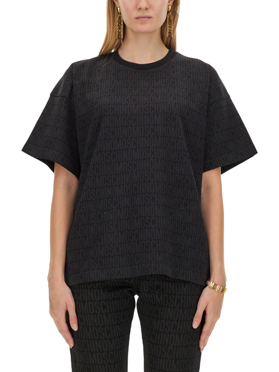 MOSCHINO COUTURE Logo T-Shirt - Size S