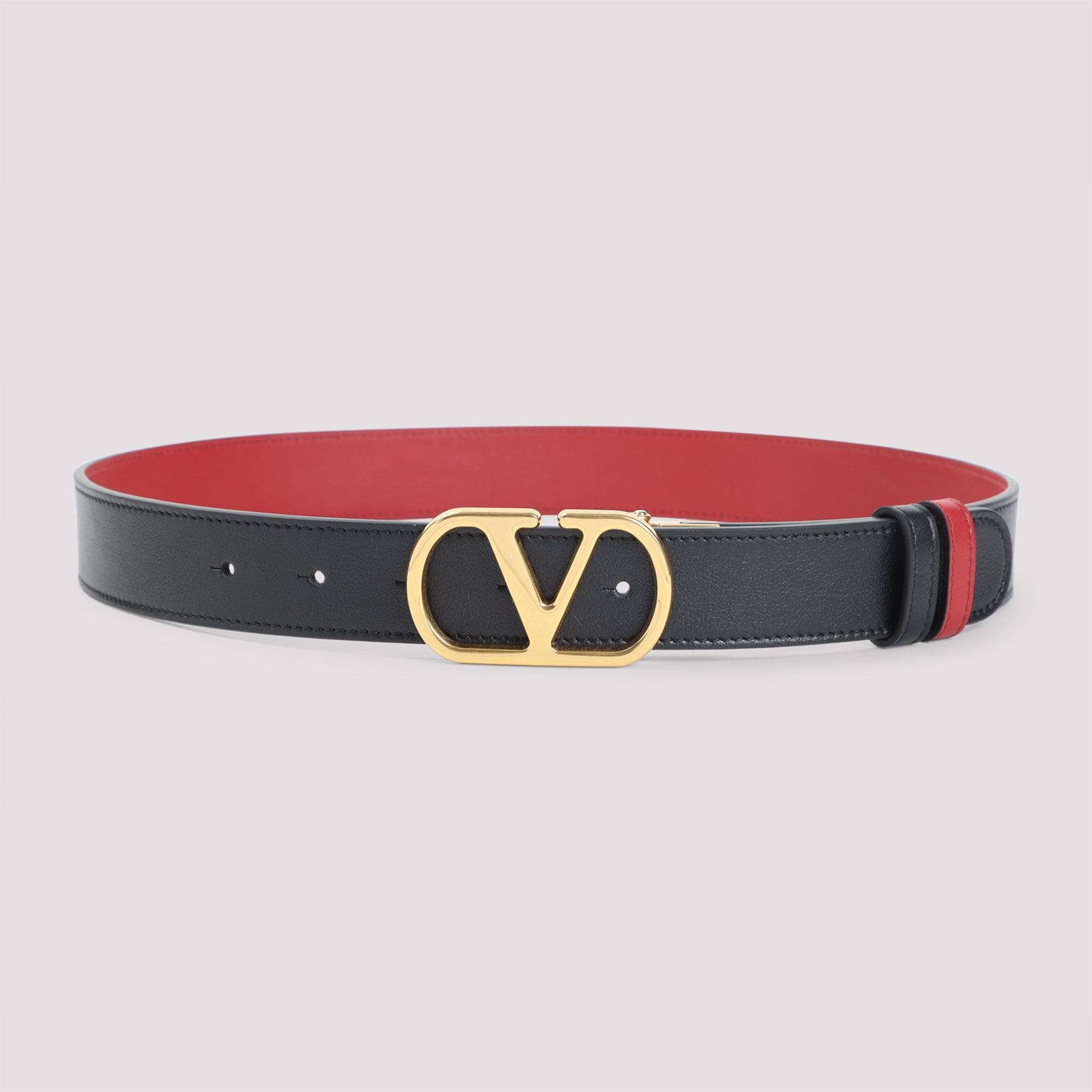 VALENTINO GARAVANI H30 Reversible Leather Belt - 3cm