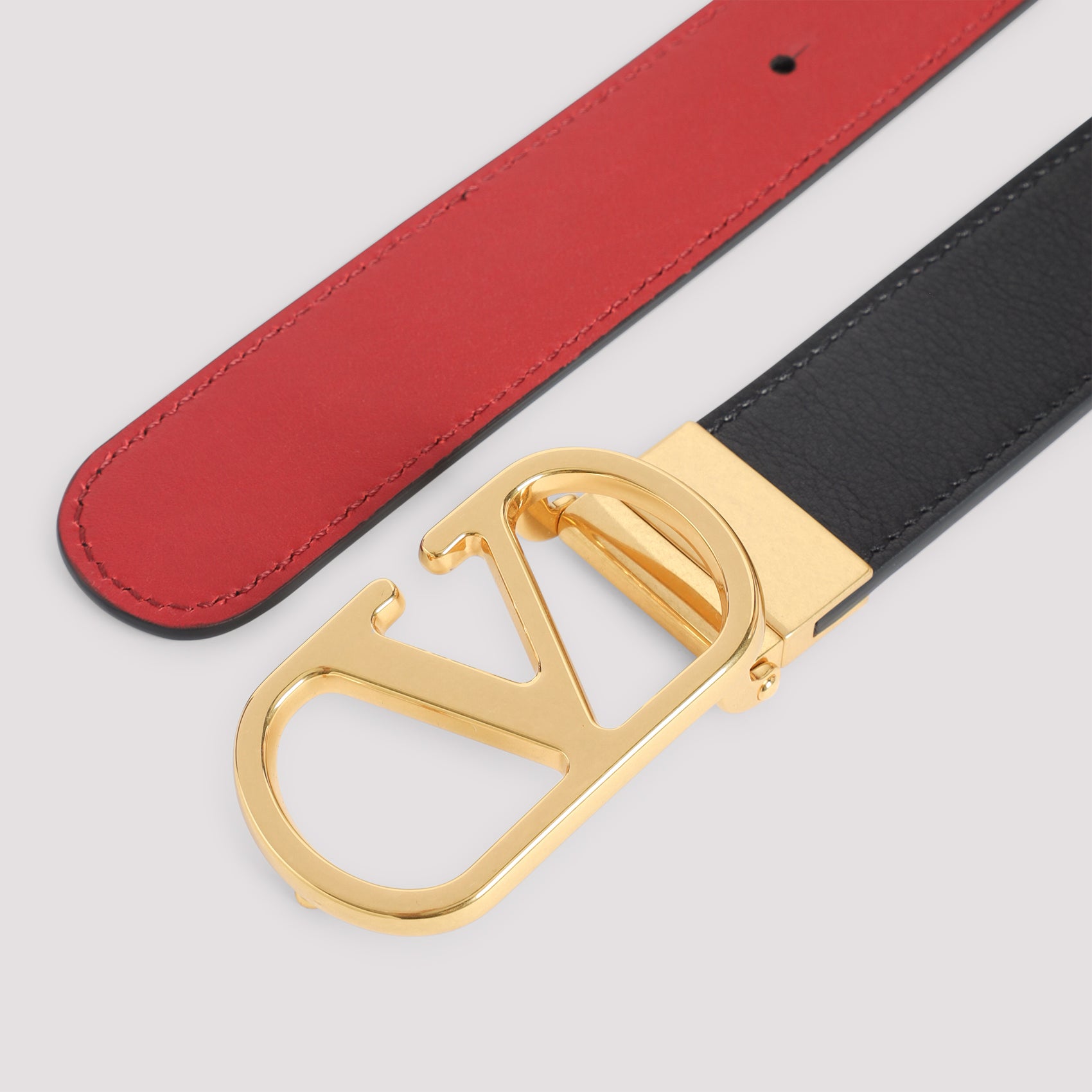 VALENTINO GARAVANI H30 Reversible Leather Belt - 3cm