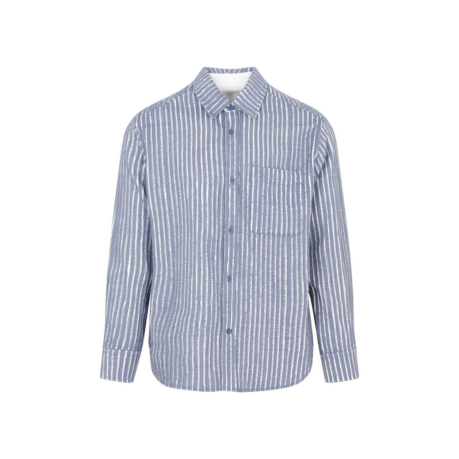CRAIG GREEN Hand-Frayed Stripe Shirt - FW23
