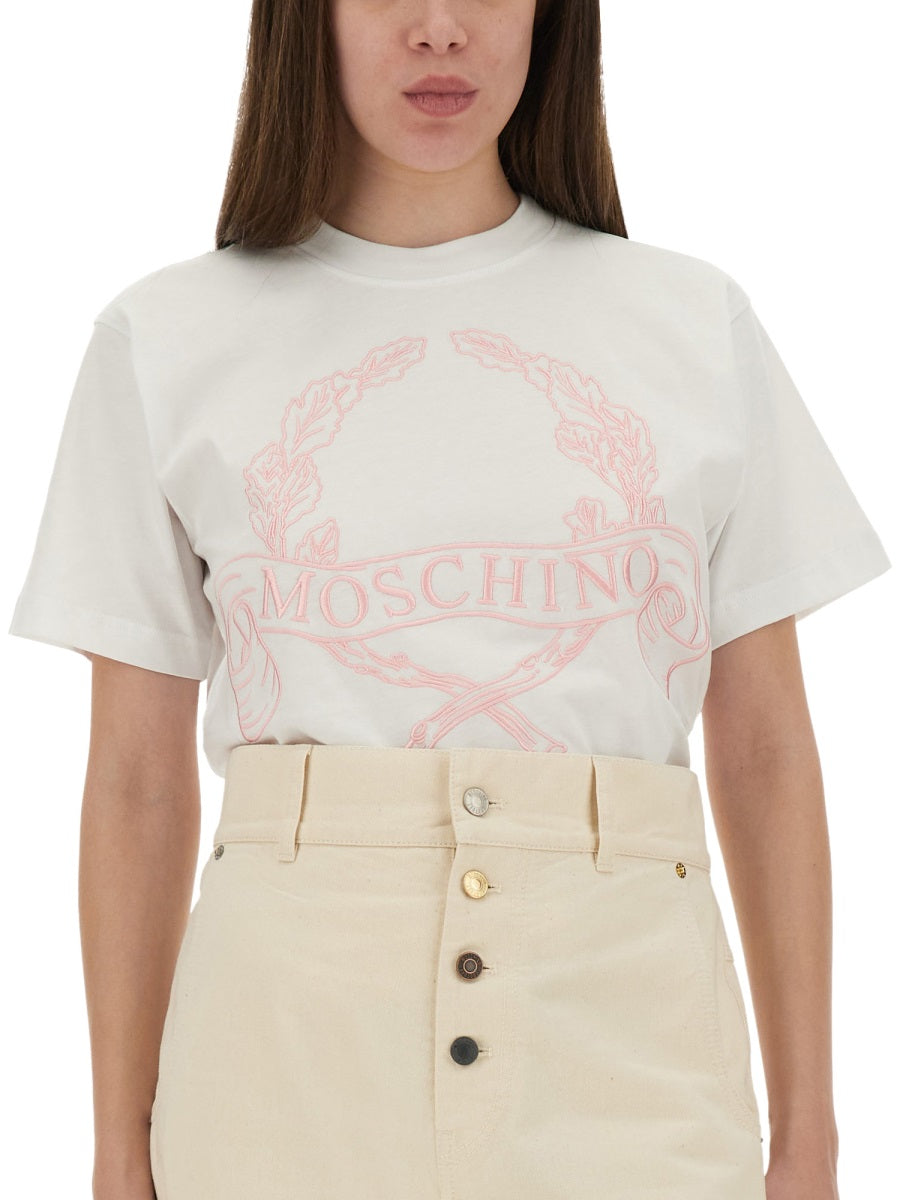 MOSCHINO Embroidered T-Shirt - Regular Fit
