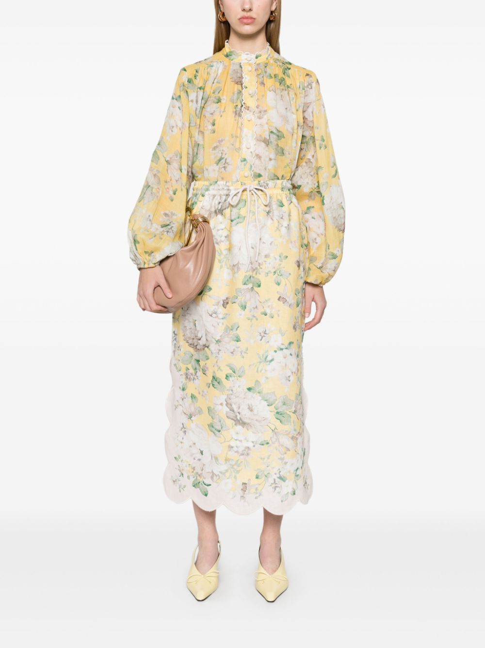 ZIMMERMANN Linen Mini Skirt - Size 1