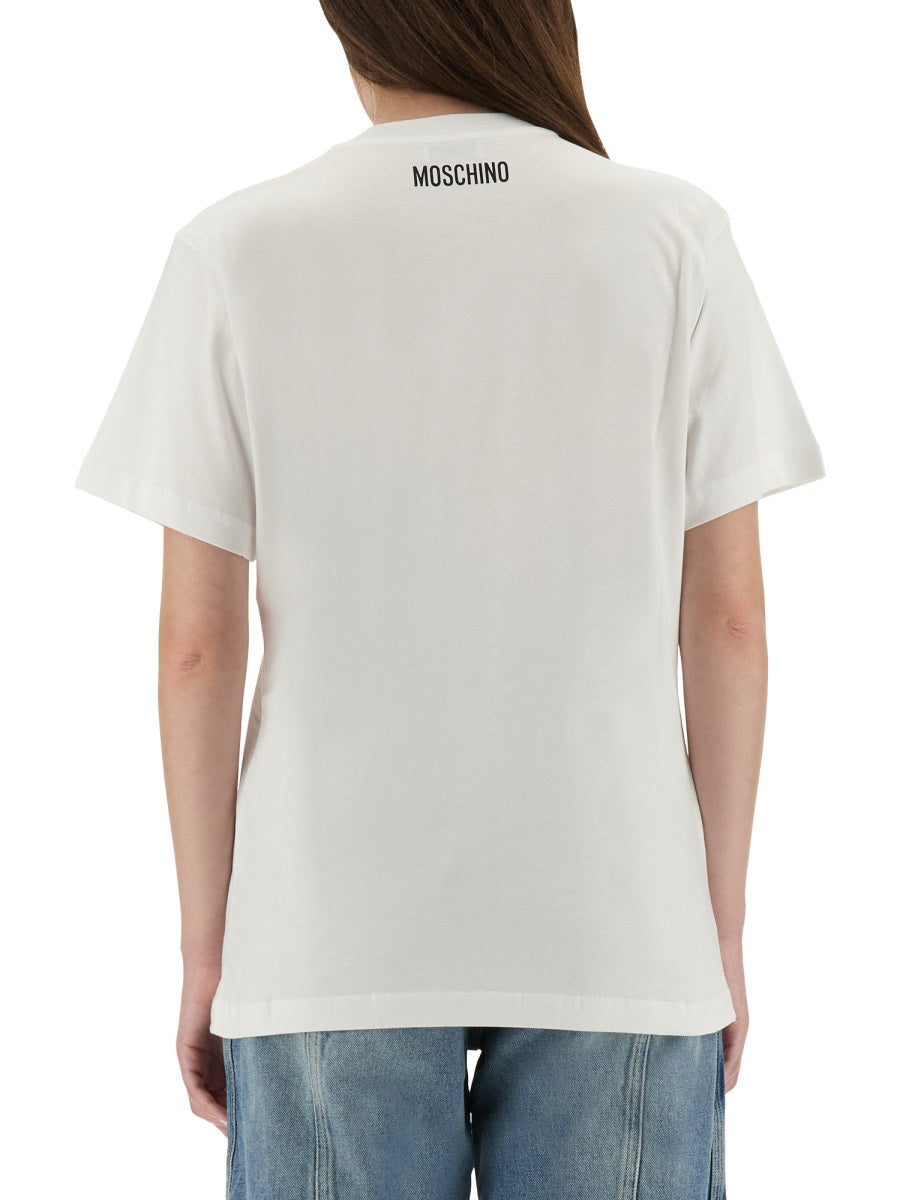 MOSCHINO Classic Print T-Shirt - Regular Fit (S)