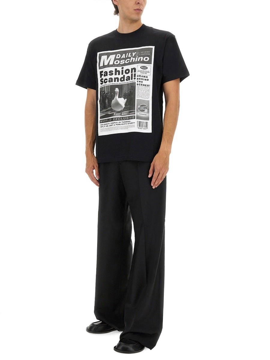 MOSCHINO Graphic T-Shirt for Men - Size L