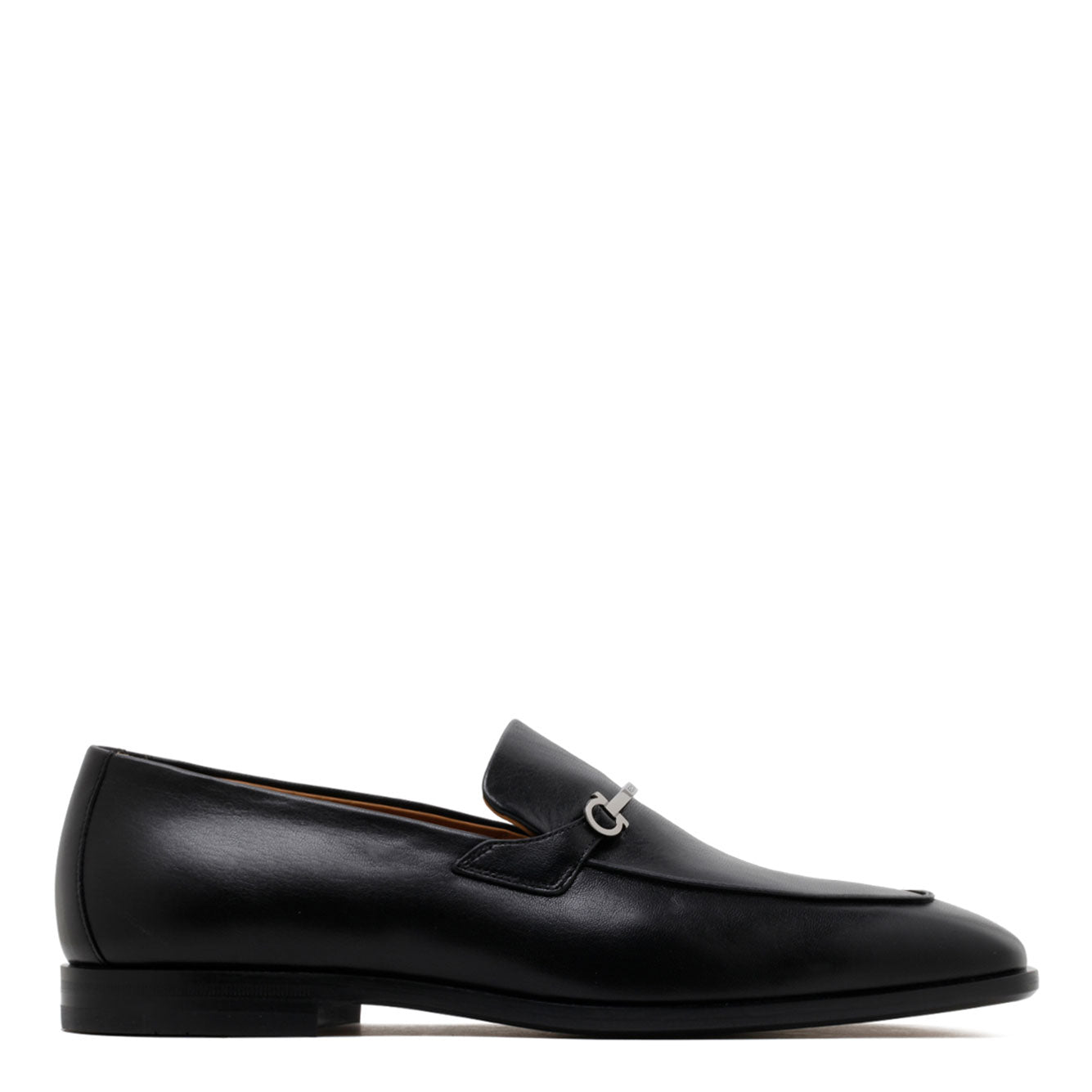 Ferragamo Elegant Leather Flat Shoes for Men