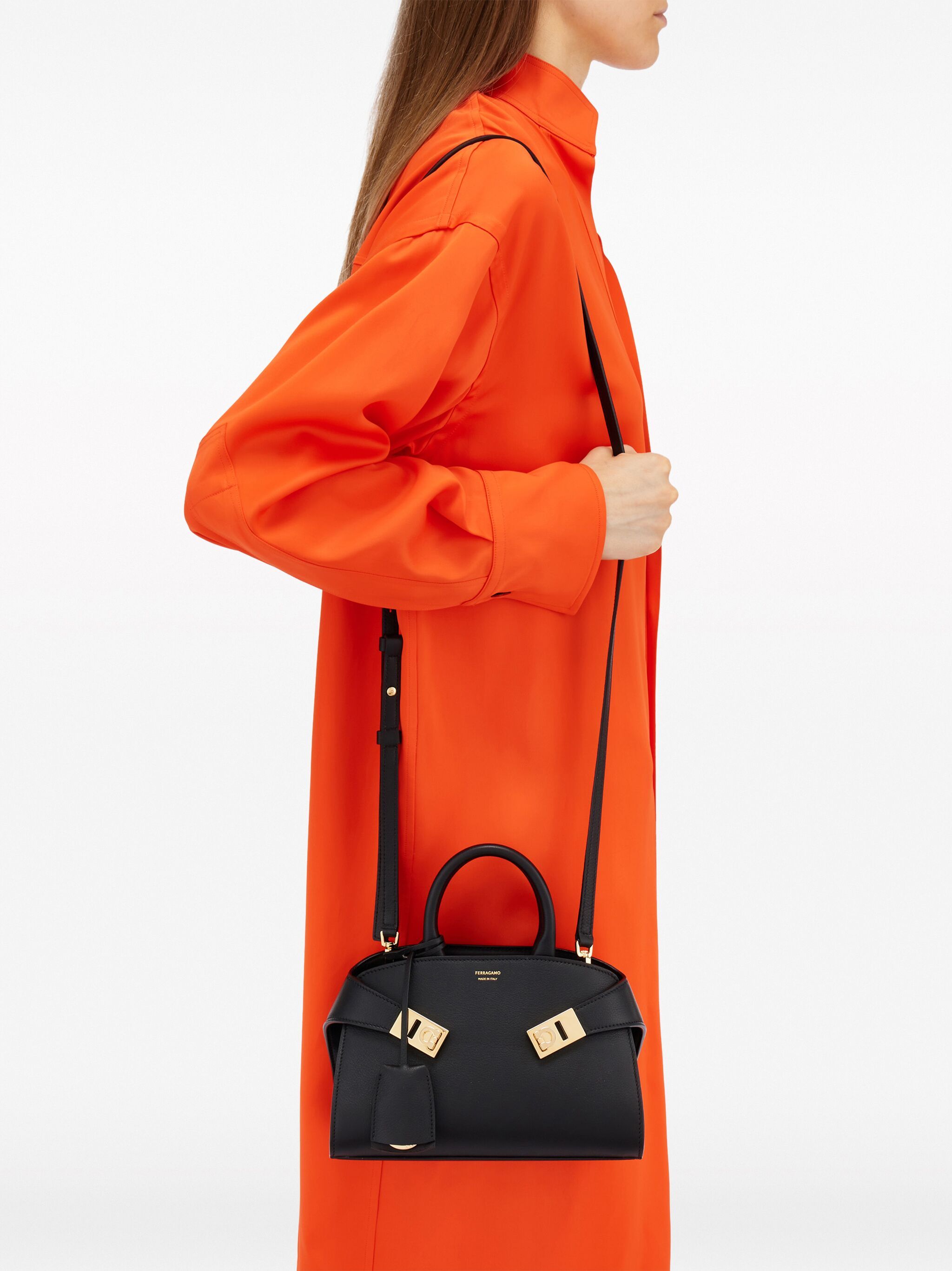 Ferragamo Mini Handbag with Gancini Hook