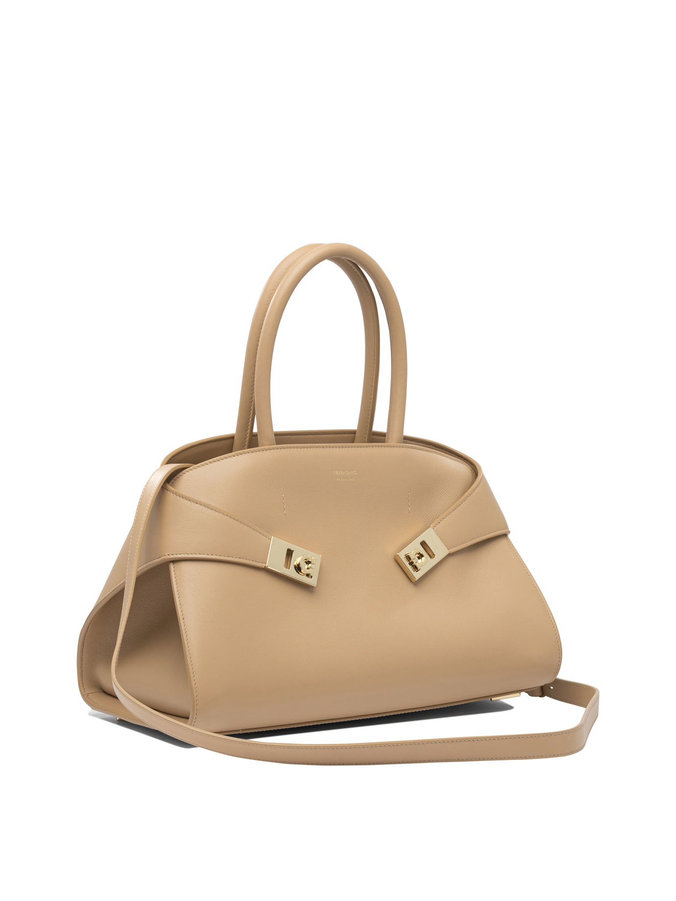 Ferragamo Elegant Leather Shoulder Handbag - Perfect for FW25