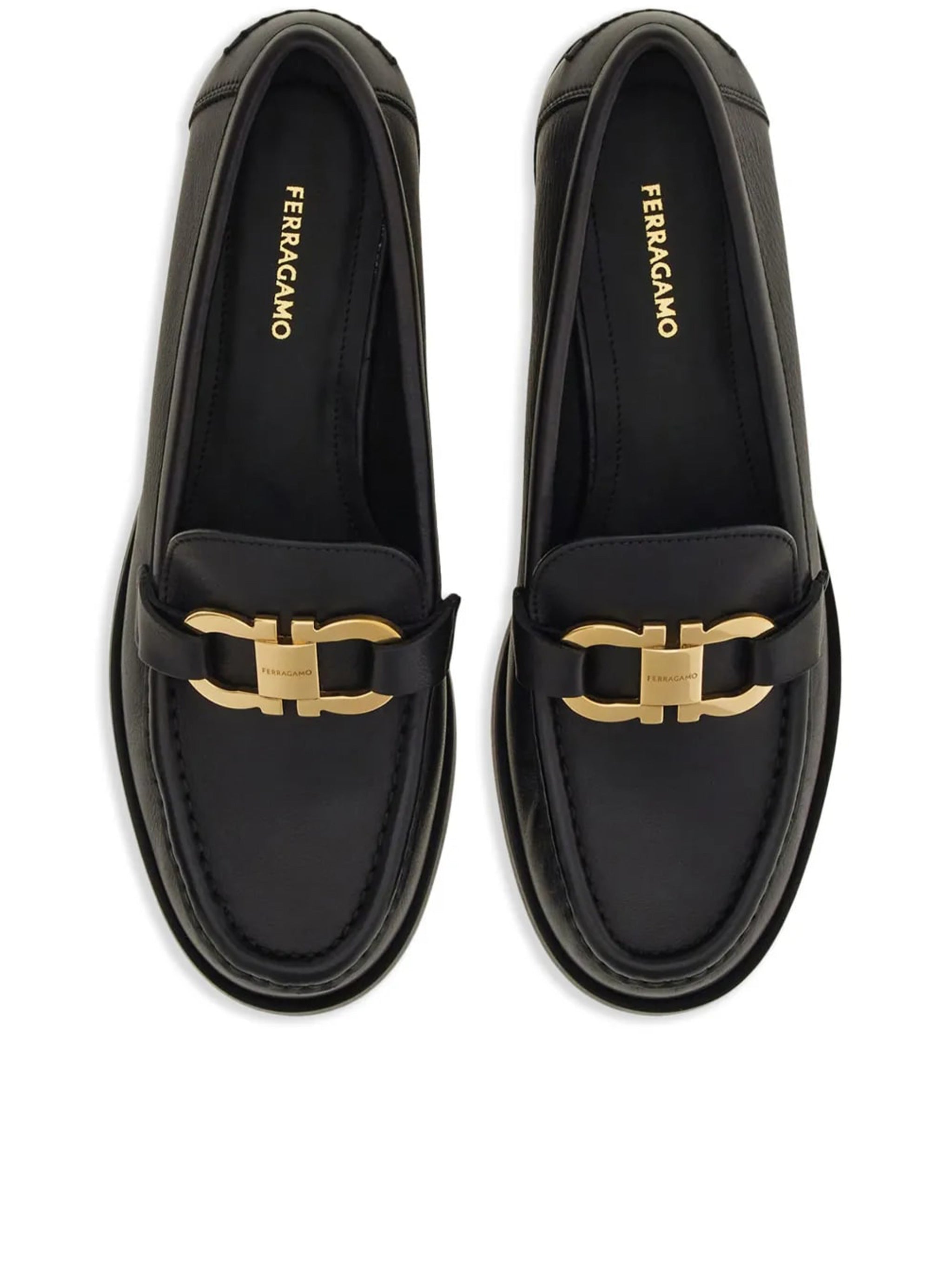 Ferragamo Ornament Gancini Hook Moccasin for Women