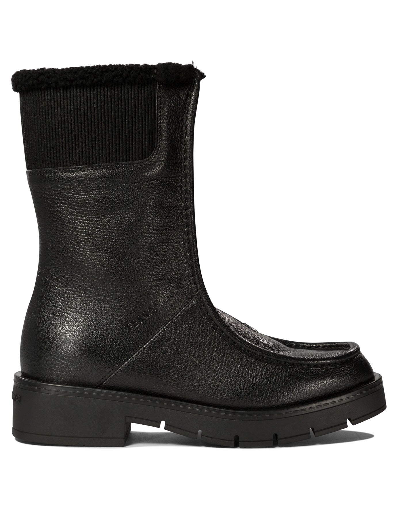 Ferragamo Montse Fur Mini Ankle Boots