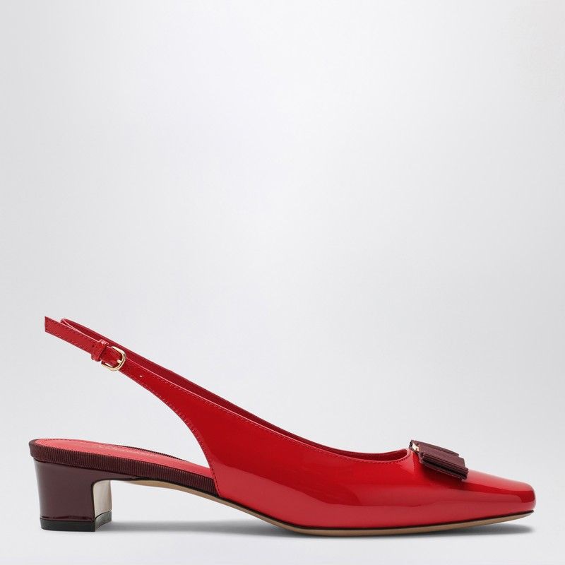 Ferragamo Slingback Pumps with Bow Detail