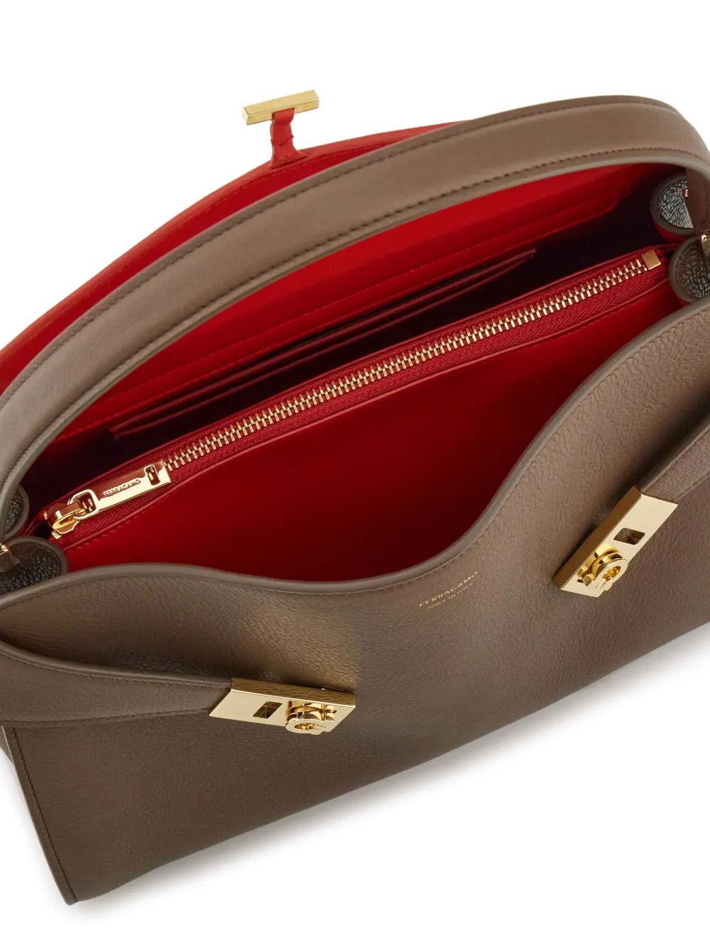Ferragamo Mini Pouch Handbag with Shoulder Strap