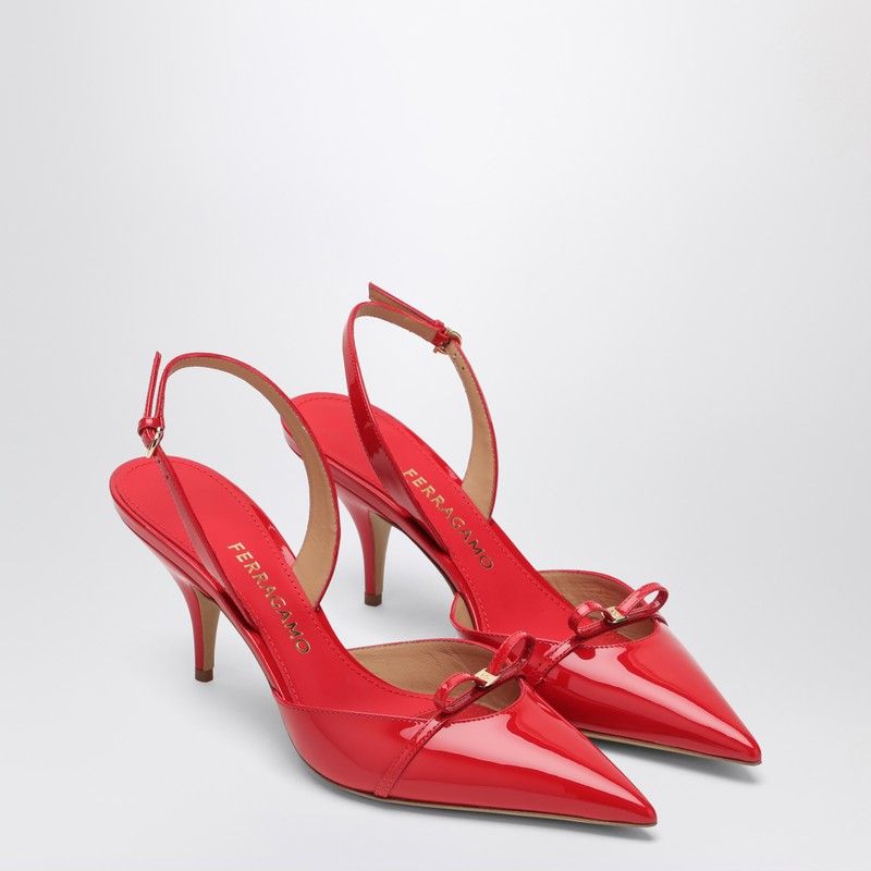 Ferragamo Mini Bow Slingback 70 Pumps for Women
