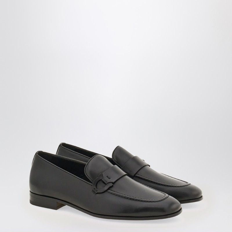 Ferragamo Loafer with Gancini Hook Logo