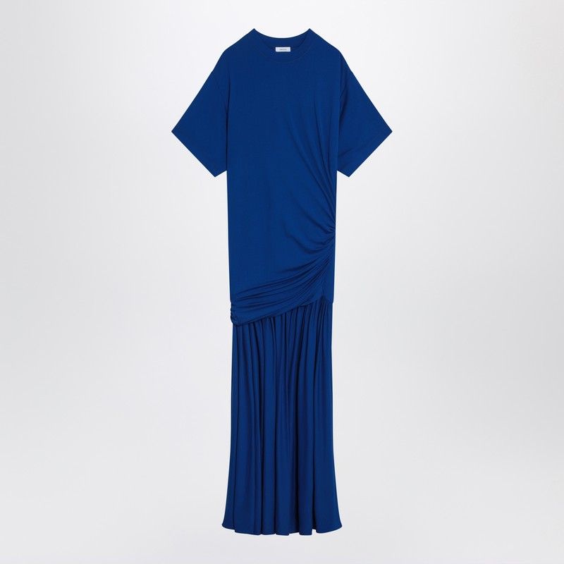 Ferragamo Long Dress with Draping - FW25