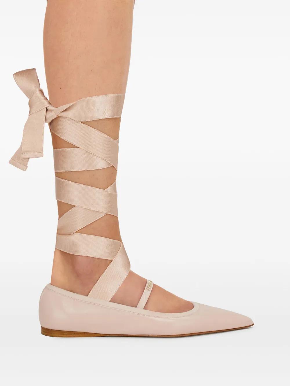 Ferragamo Leather Ballet Flats for Women