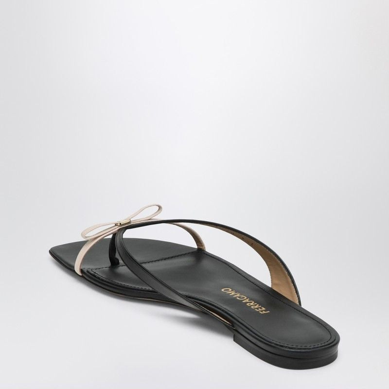 Ferragamo Mini Bow Flip-Flop Sandals for Women