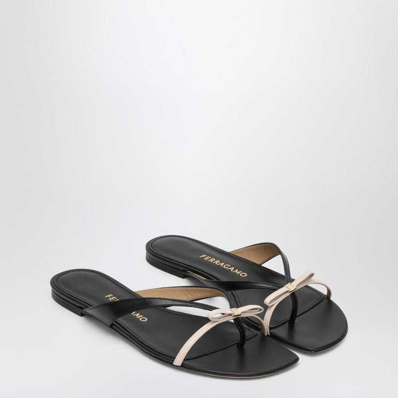 Ferragamo Mini Bow Flip-Flop Sandals for Women