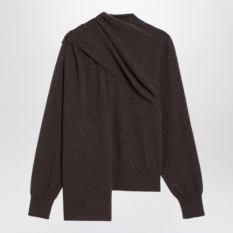 Ferragamo Cashmere Cardigan with Scarf Detail