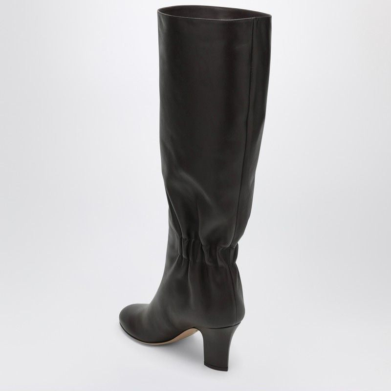 Ferragamo Ruched Leather Boots for Women
