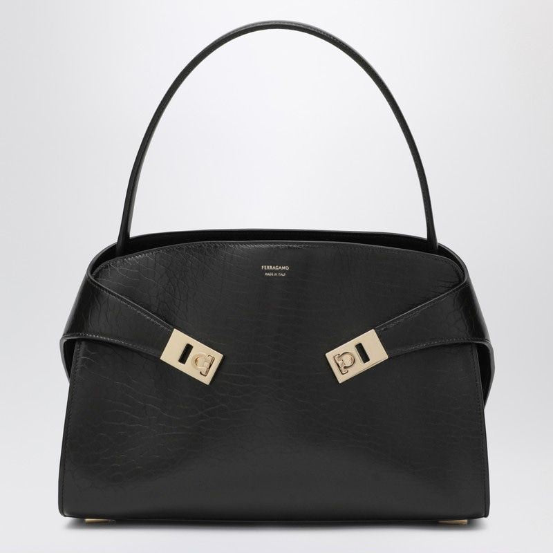 Ferragamo Medium Leather Hug M Handbag