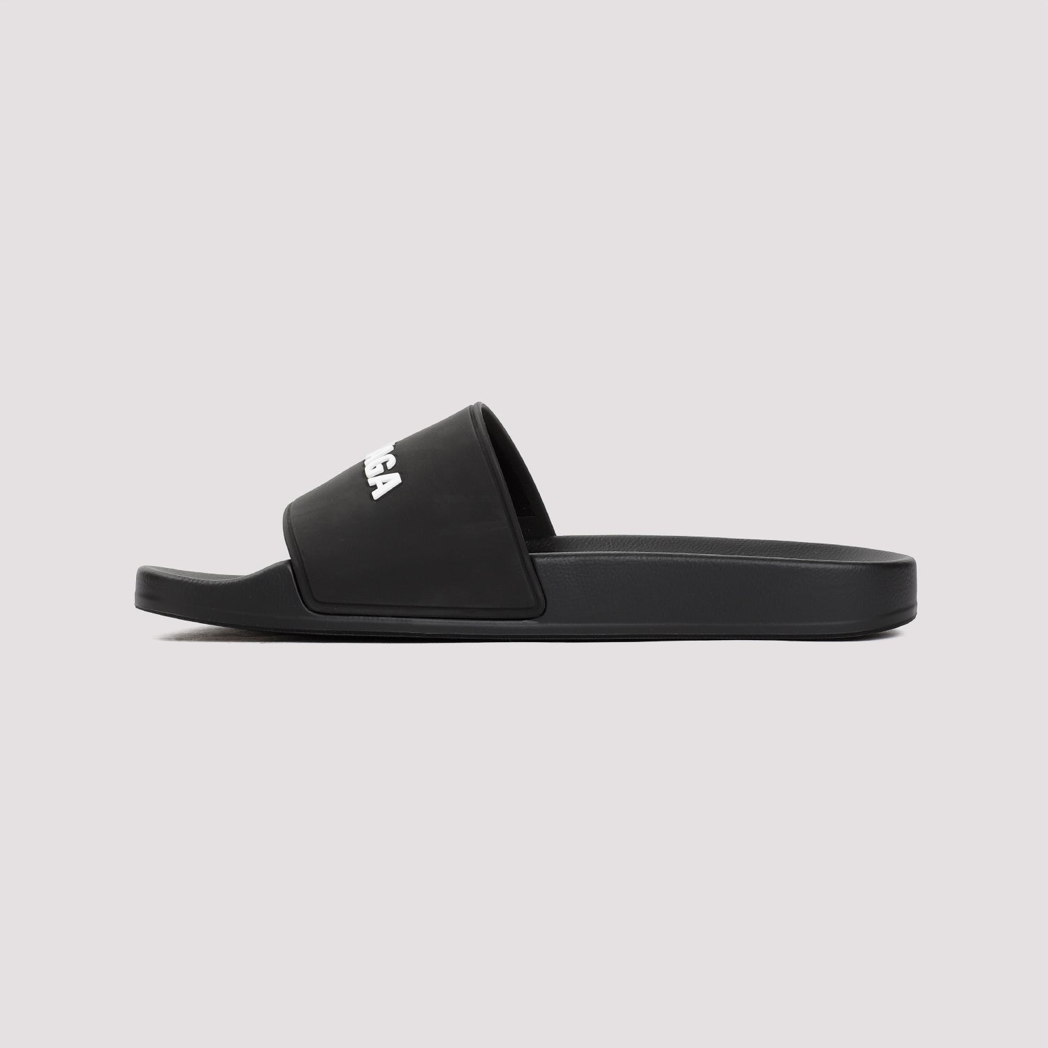 BALENCIAGA Men's Logo Pool Slide Shoes