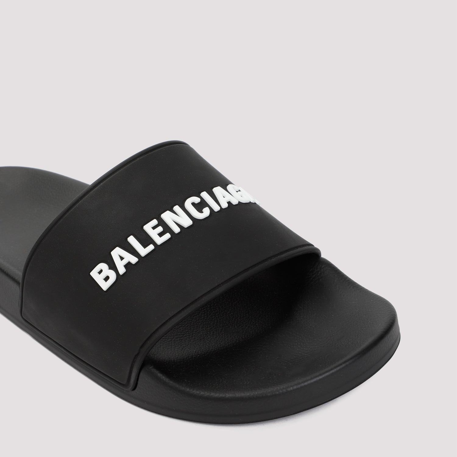 BALENCIAGA Men's Logo Pool Slide Shoes