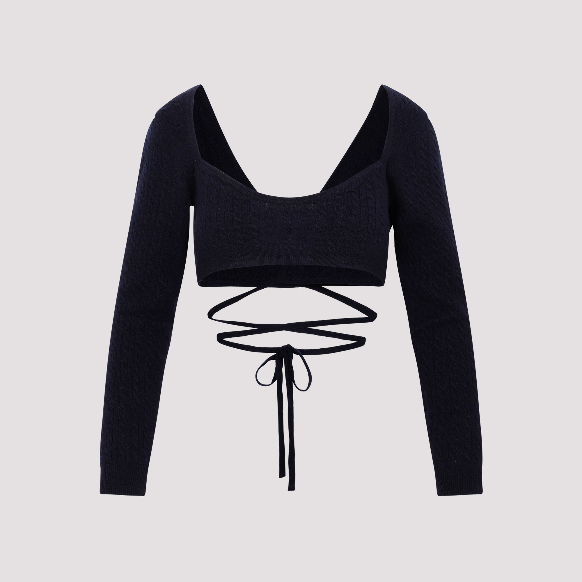 PATOU Wrap Knit Top