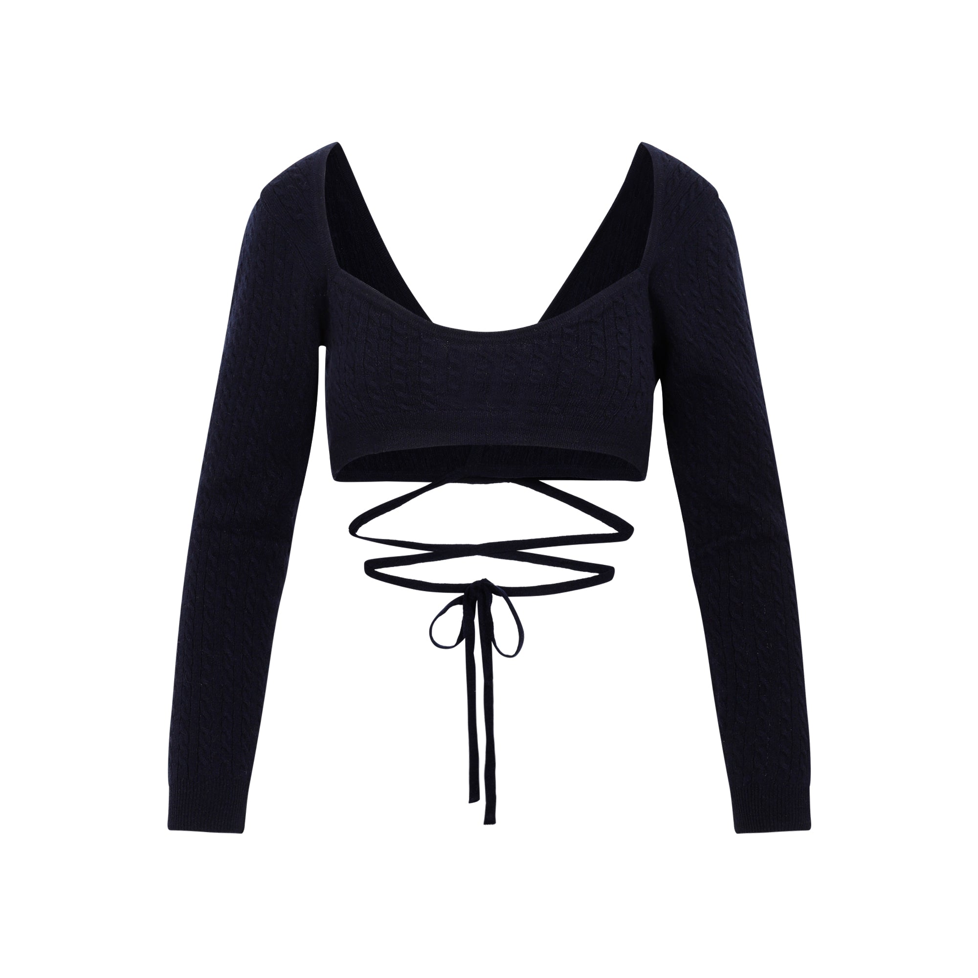 PATOU Wrap Knit Top