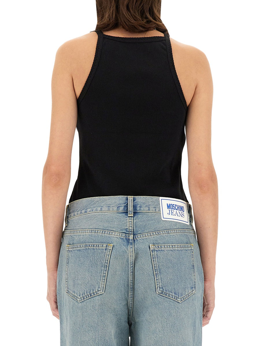 MOSCHINO JEANS Logo Tank Top for Women - Size S