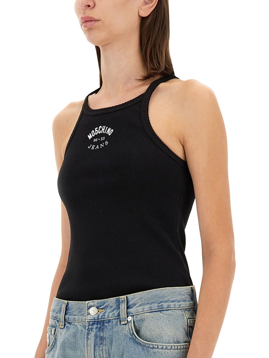 MOSCHINO JEANS Logo Tank Top for Women - Size S
