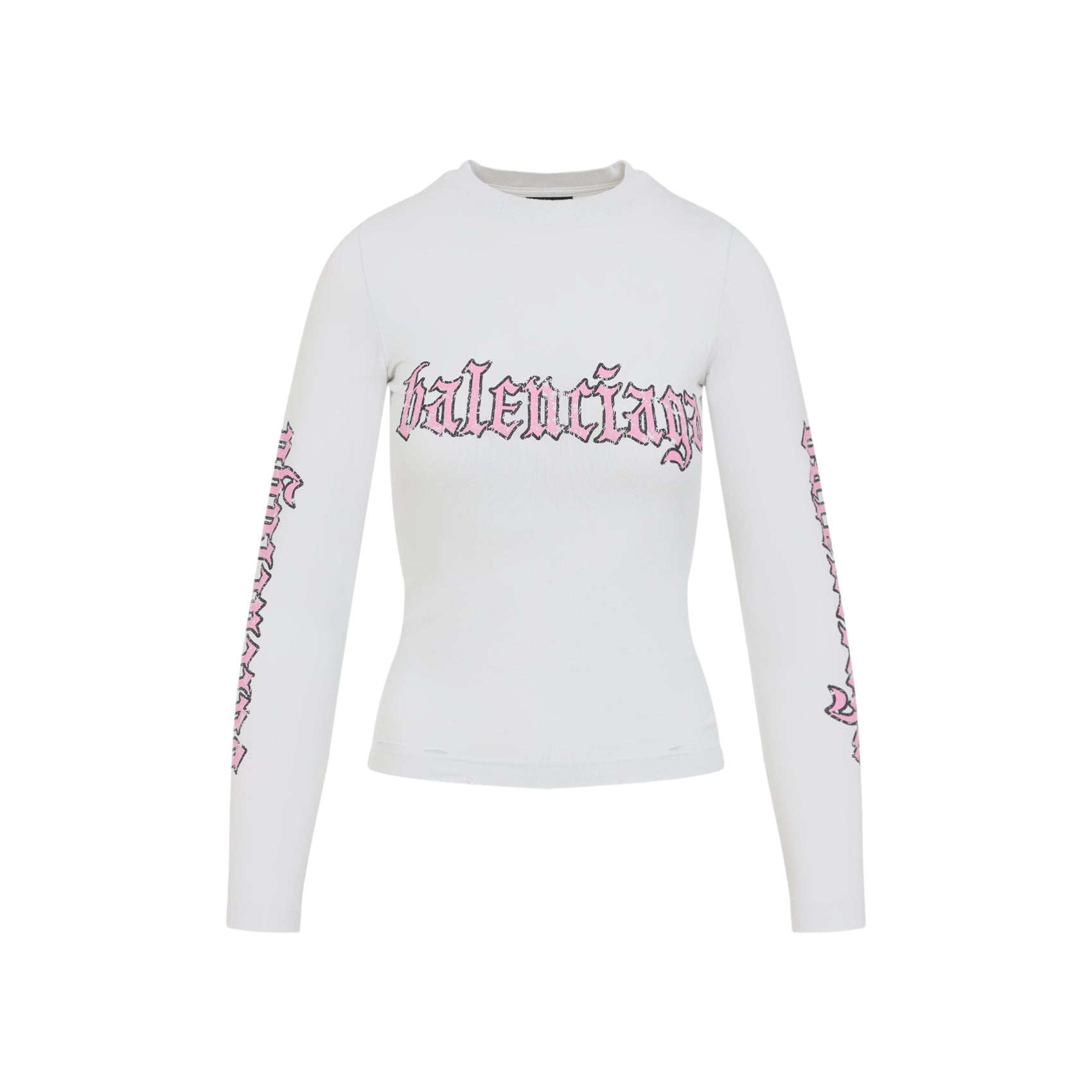 BALENCIAGA Fitted Long Sleeve T-shirt