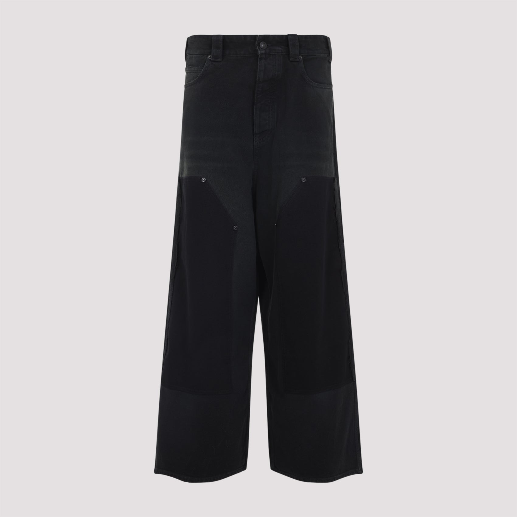 BALENCIAGA Ripped Off Baggy Jeans