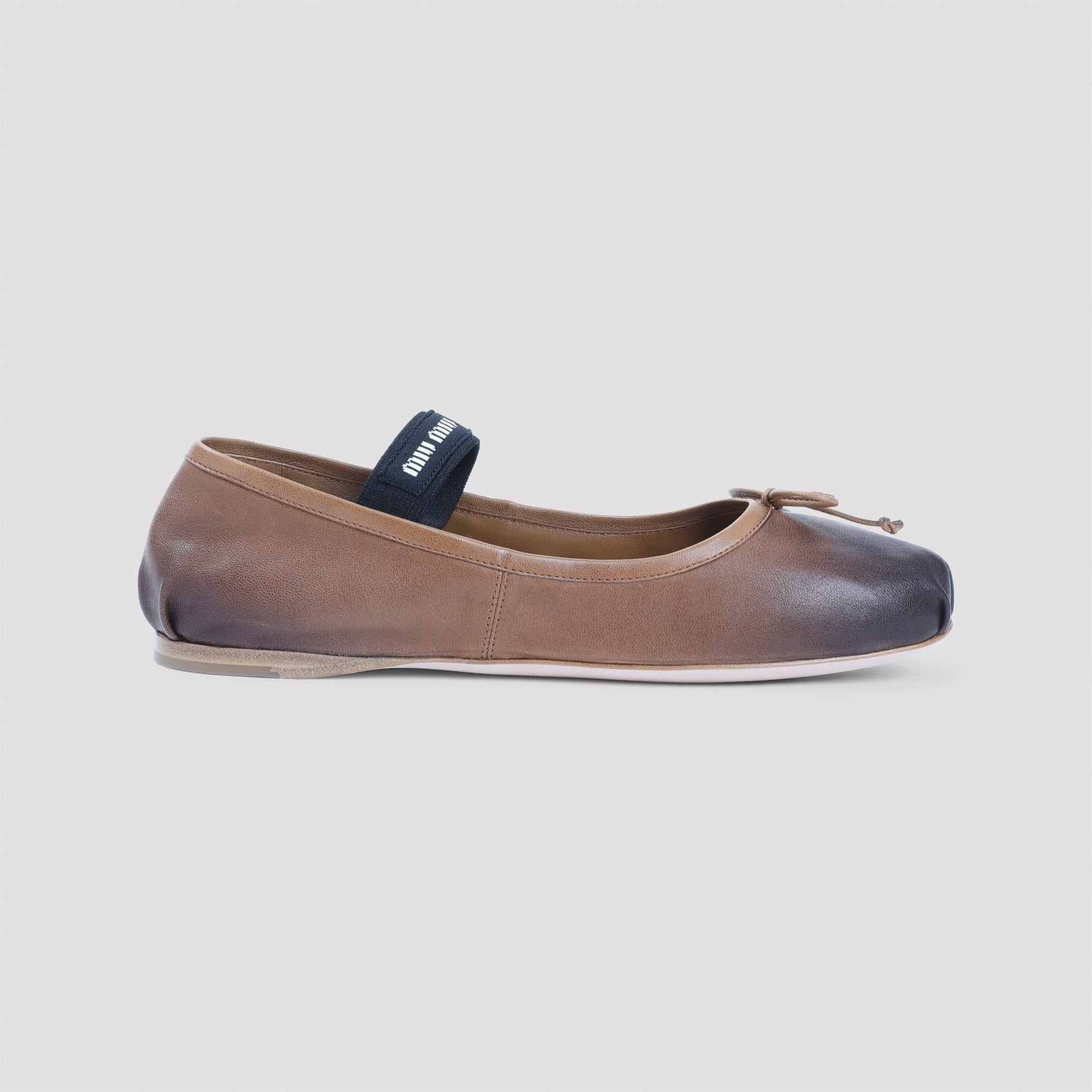 MIU MIU Men's Mini Leather Ballerinas