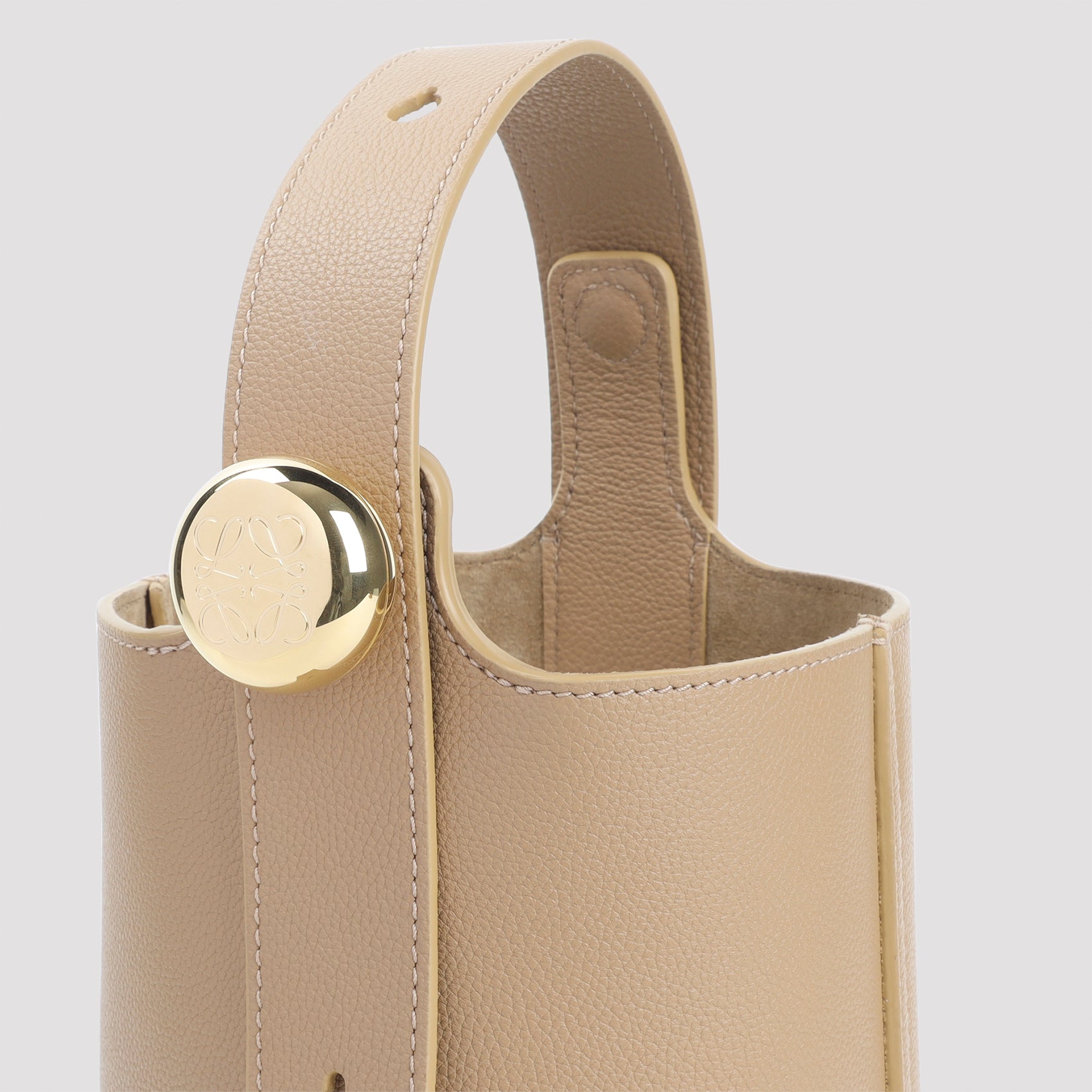 LOEWE Mini Pebble Bucket Handbag - 16cm W x 19.5cm H x 16cm D