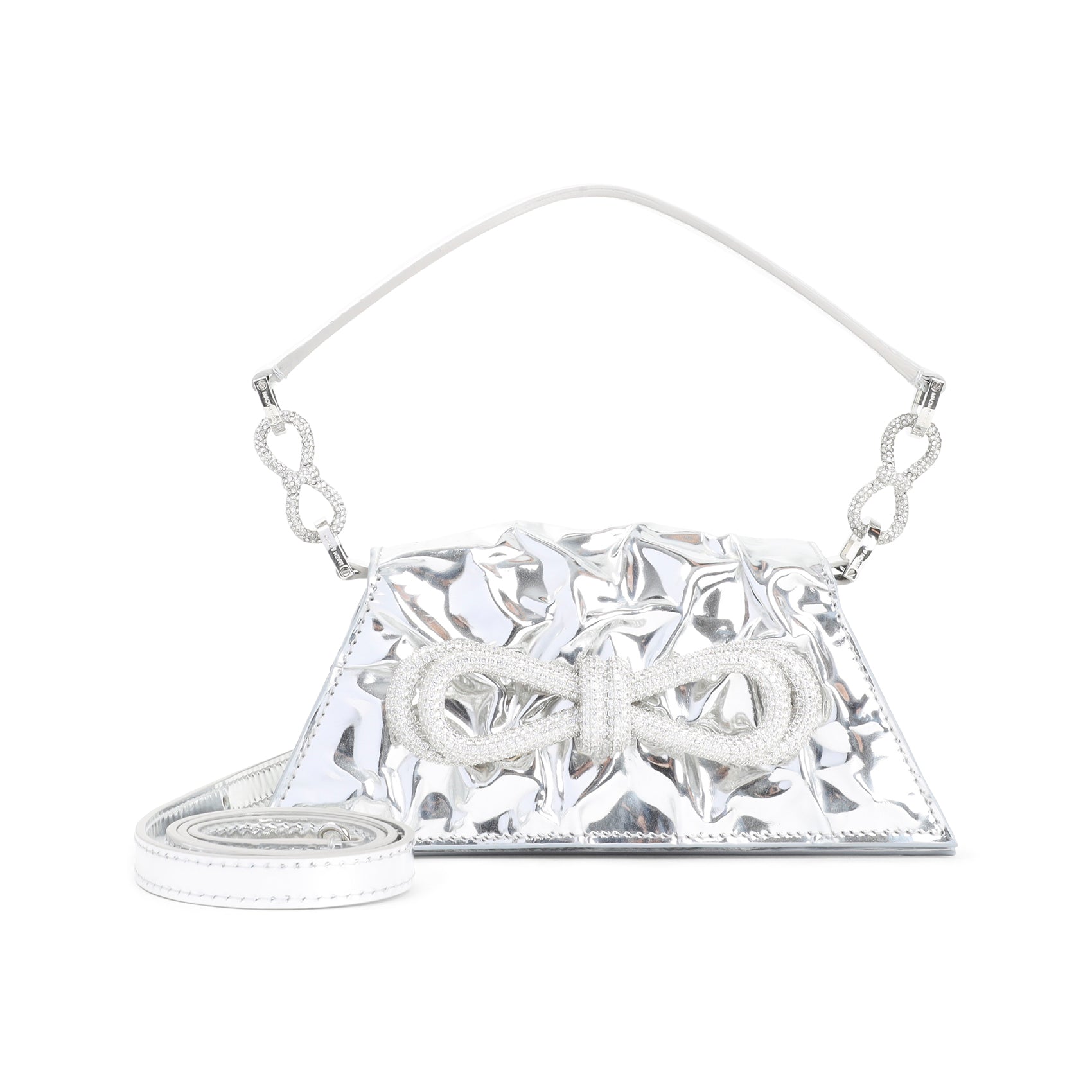 MACH & MACH Double Bow Mini Shoulder Bag - 18.5cm x 7cm x 4.5cm