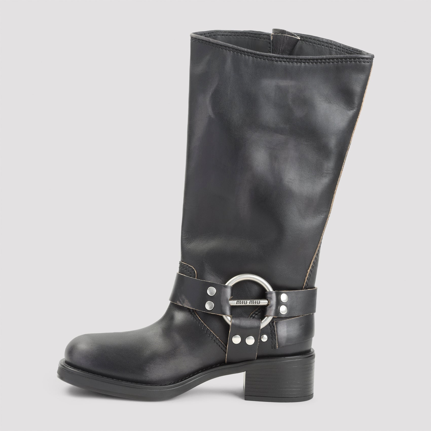 MIU MIU Men's Premium Leather Boots