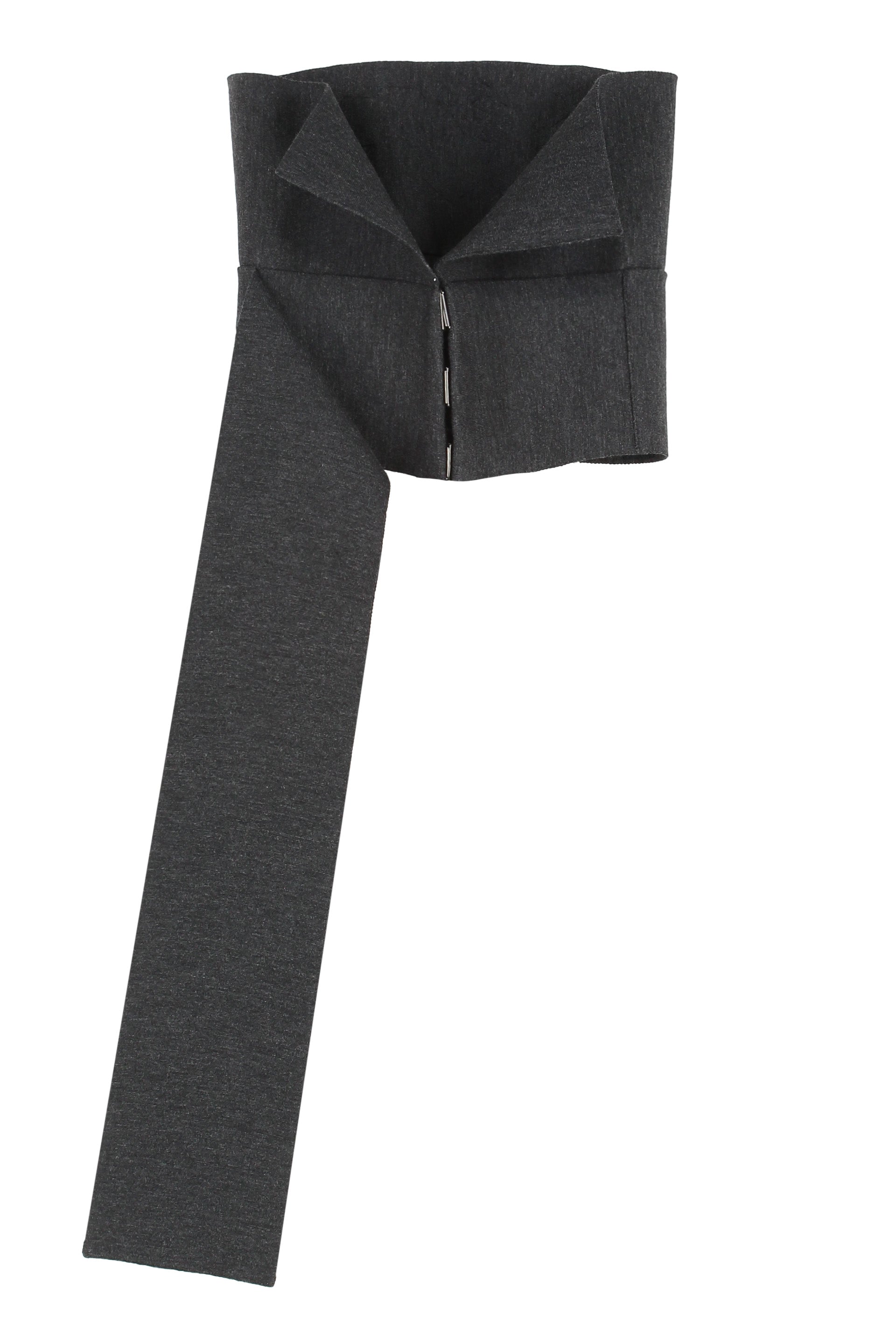 ALBERTA FERRETI Mini Virgin Wool Sleeveless Top