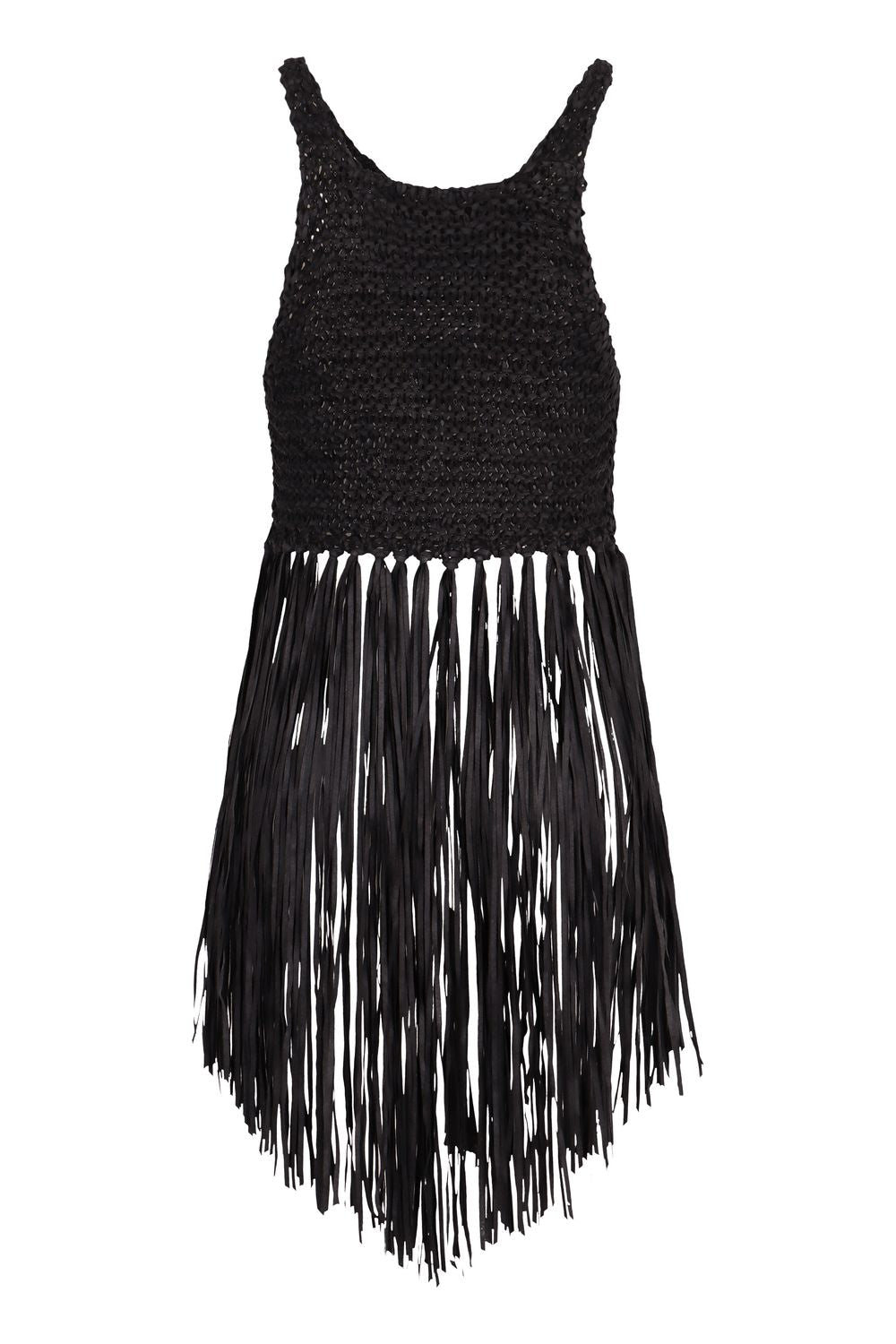 PHILOSOPHY DI LORENZO SERAFINI Fringed Hem Knit Top for Women