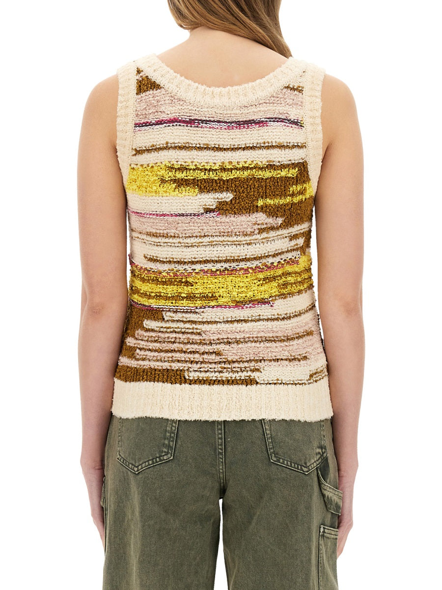 MOSCHINO JEANS Multicolour Knit Top - Size S