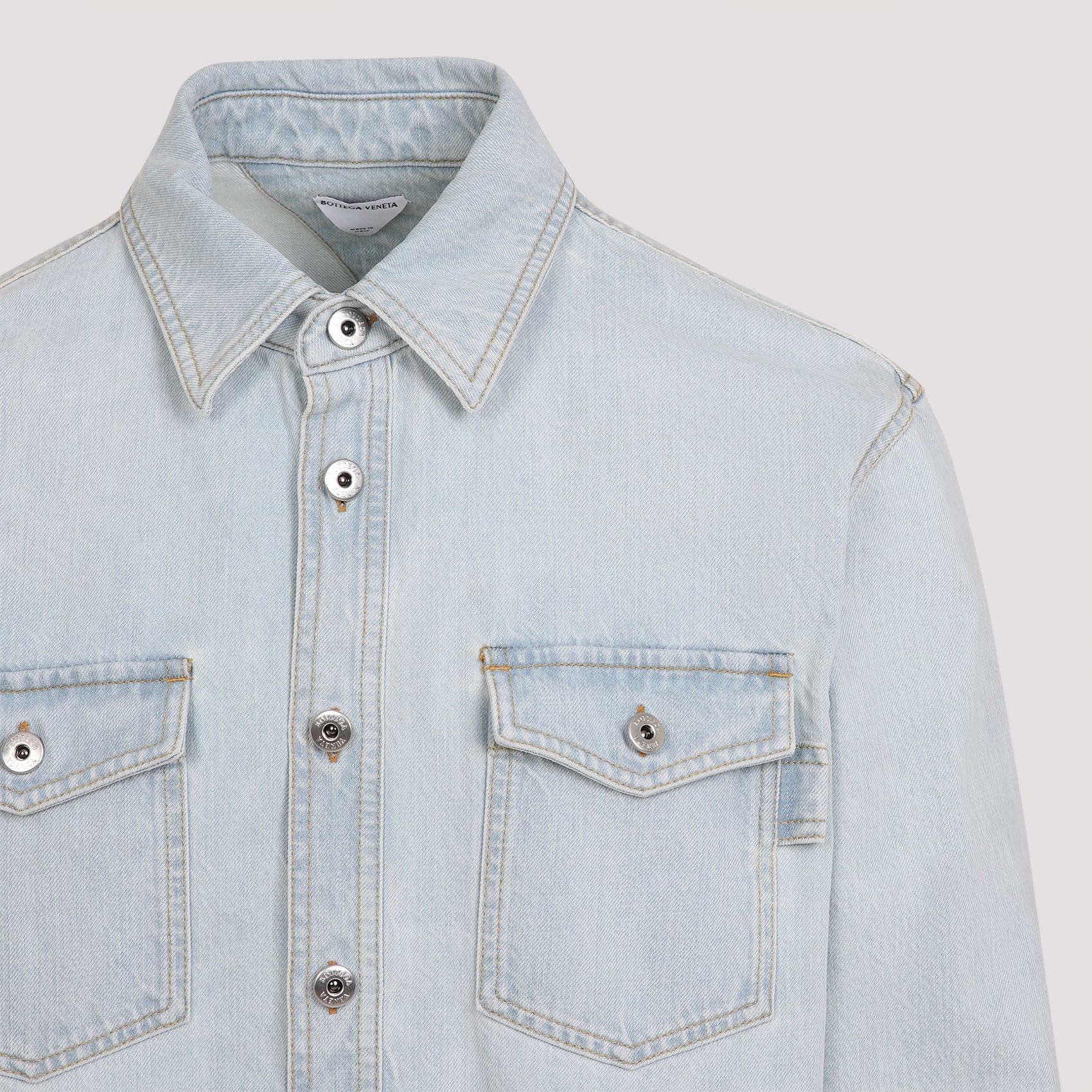 BOTTEGA VENETA Denim Shirt for Men - SS25 Collection