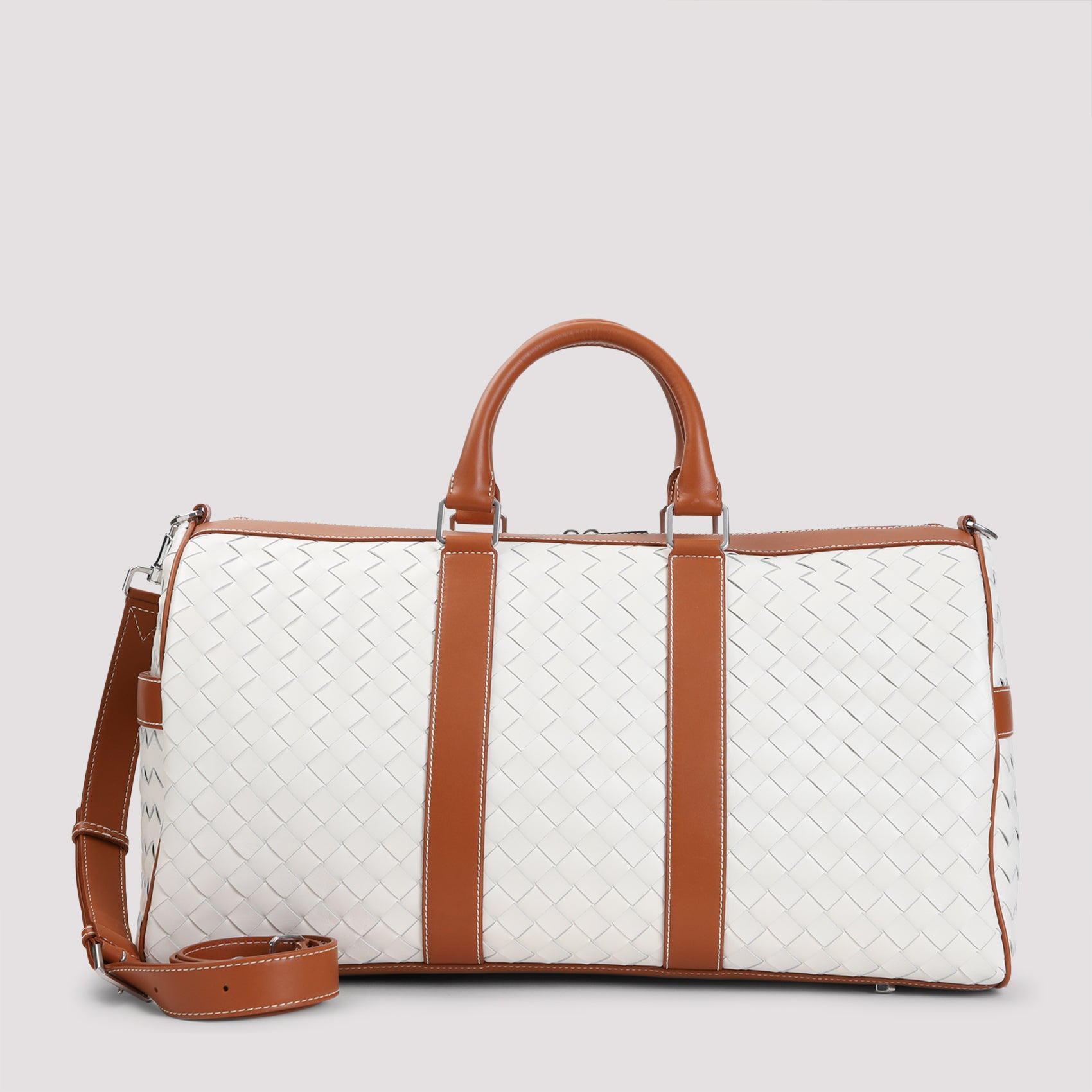 BOTTEGA VENETA Medium Classic Intrecciato Duffle Handbag - 50cm x 28cm x 24cm