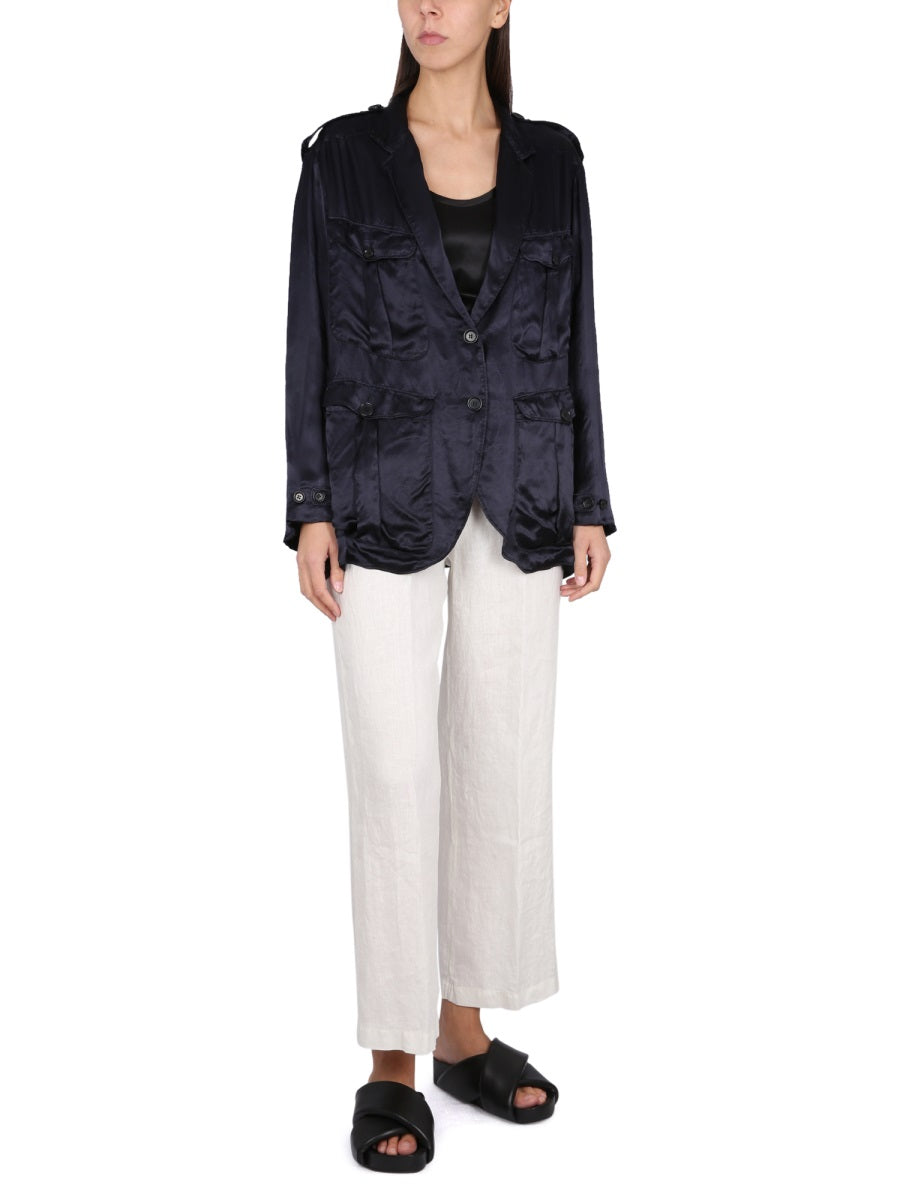 ASPESI Essential Women's Single-Breasted Jacket with Pockets