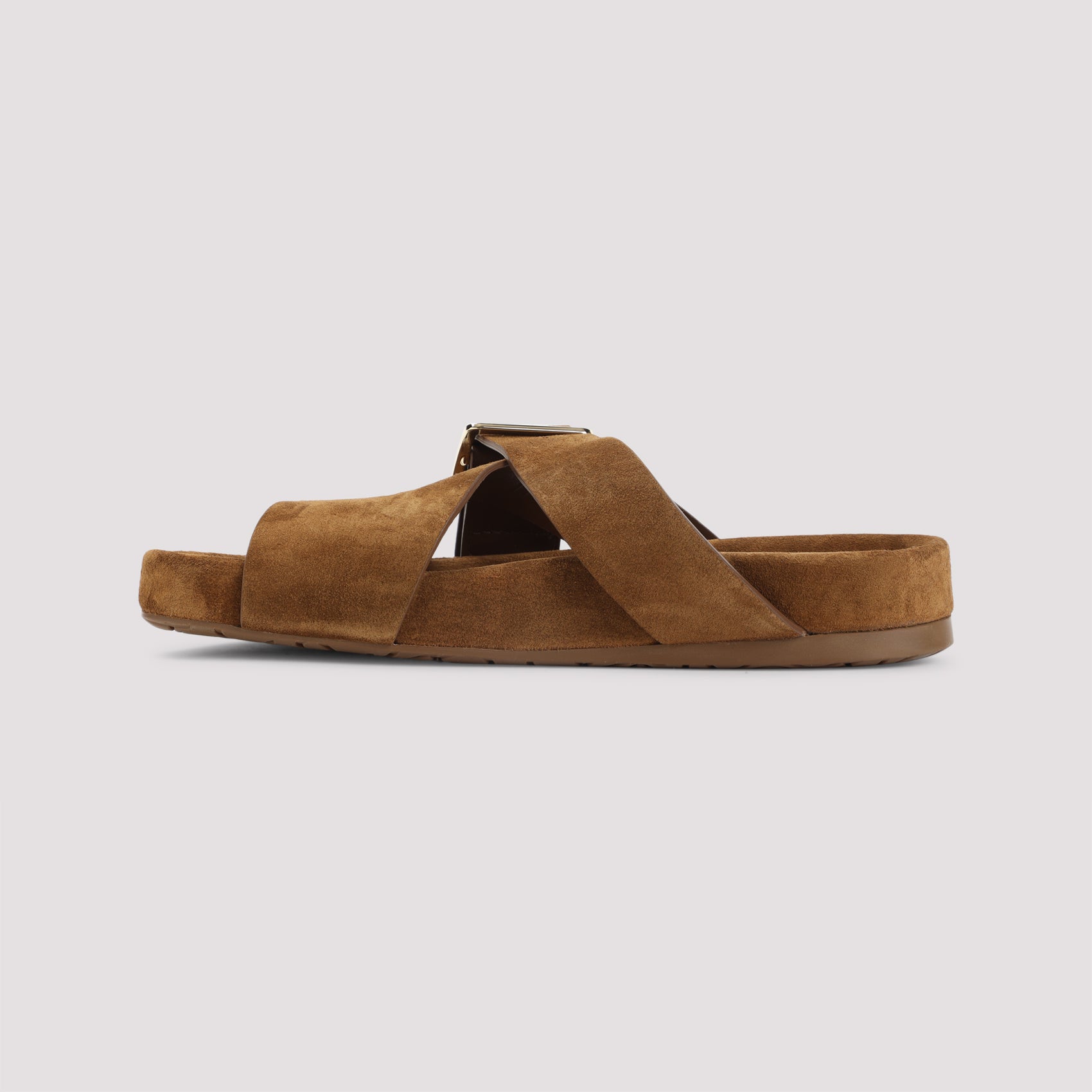 LOEWE Men's Ease Bucle Slide Sandals