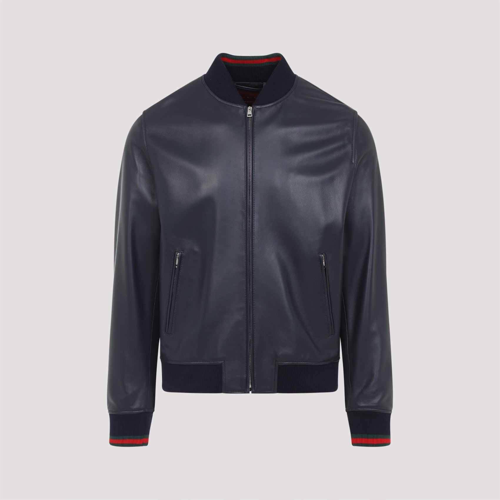 GUCCI Men's Bomber Jacket in Lamb Leather