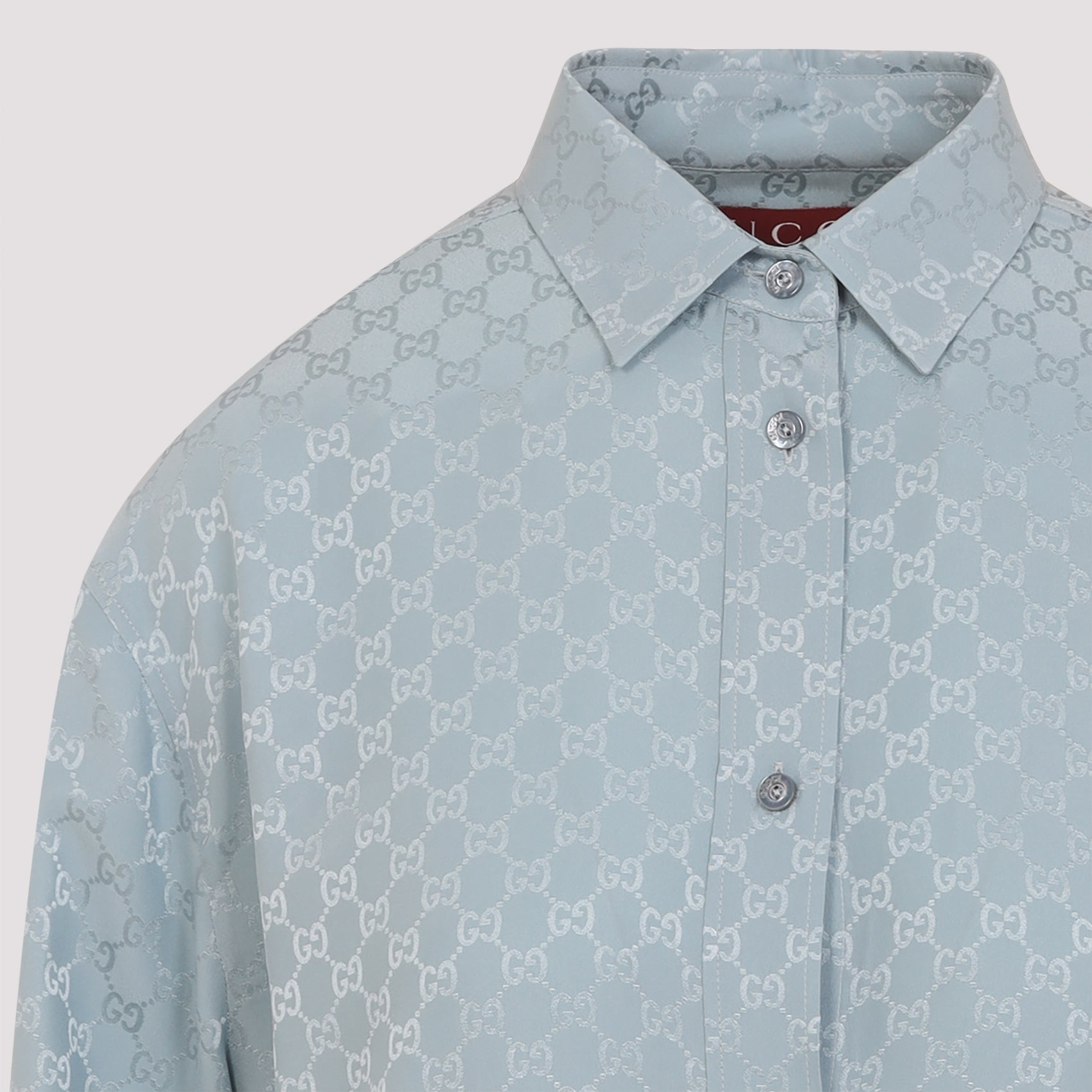 GUCCI Men's GG Silk Shirt