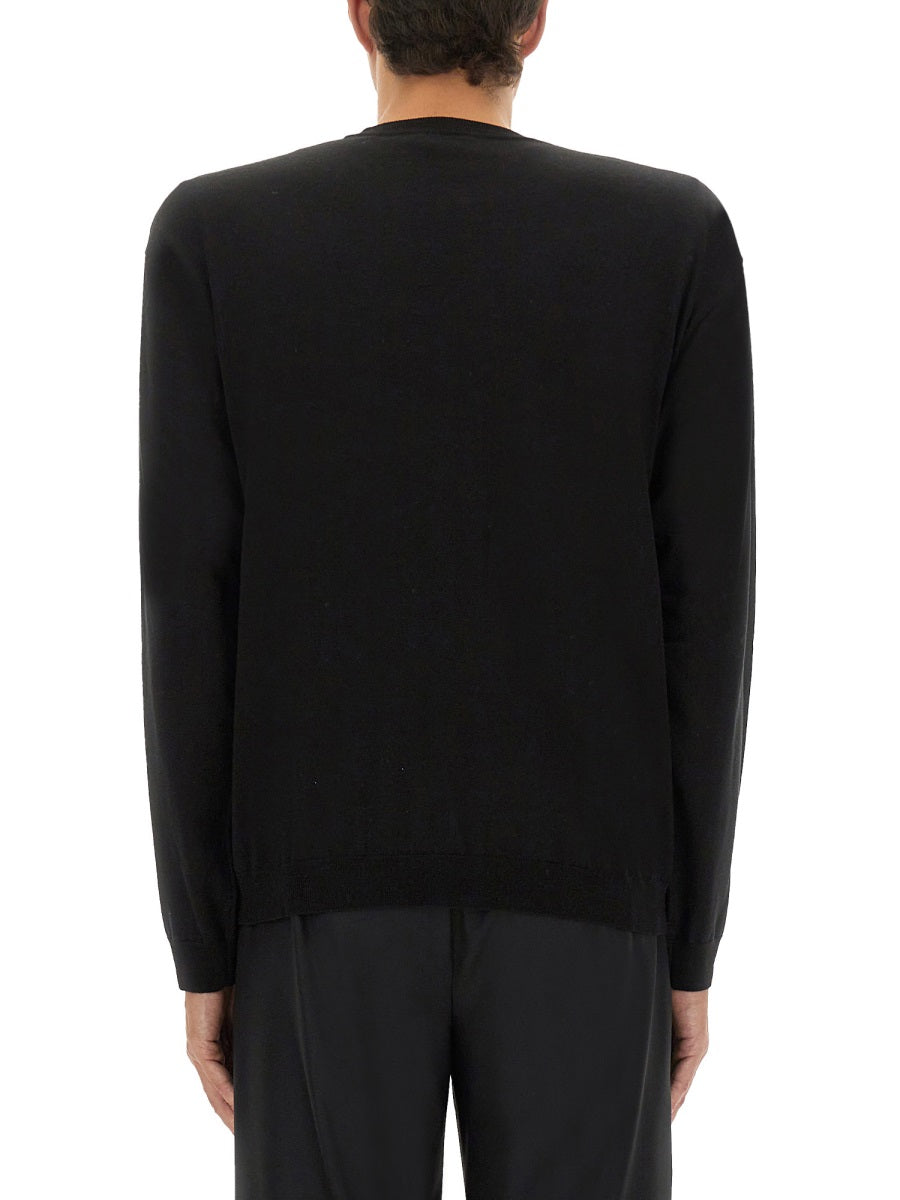 MOSCHINO COUTURE Timeless Crew Neck Sweater for Men