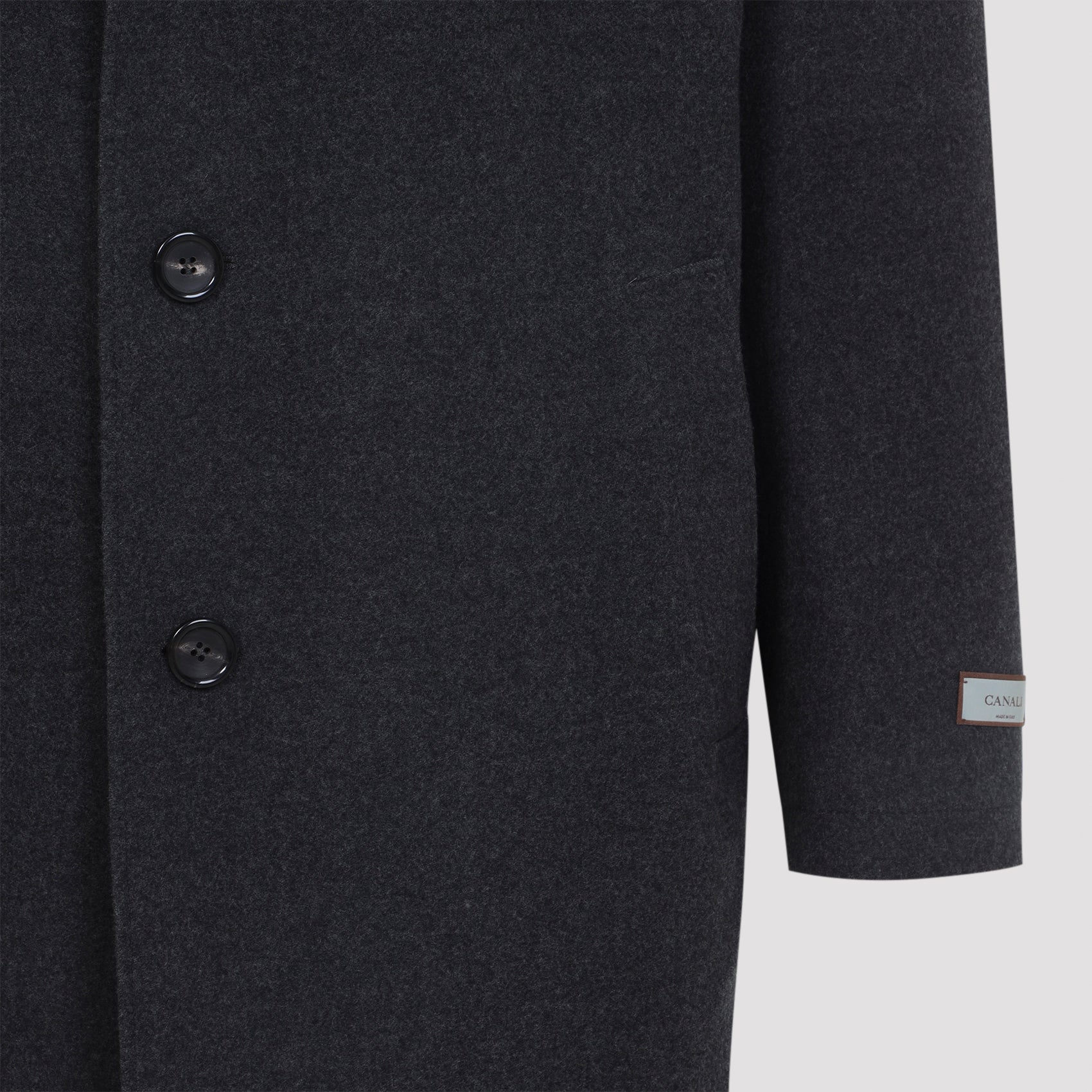 CANALI Men's 100% Wool Single Breasted Jacket