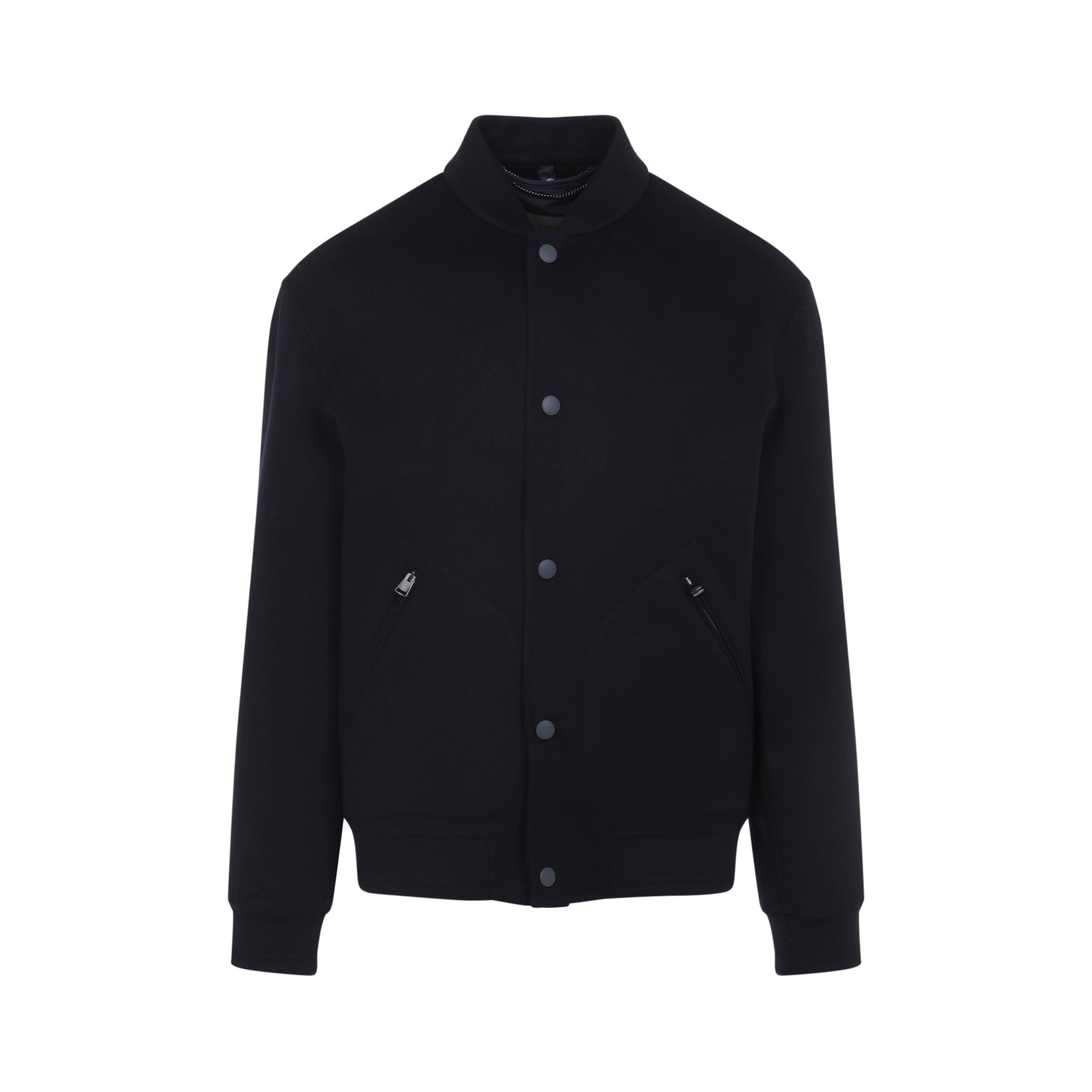 CANALI Men's Wool-Cashmere Double Bomber Jacket