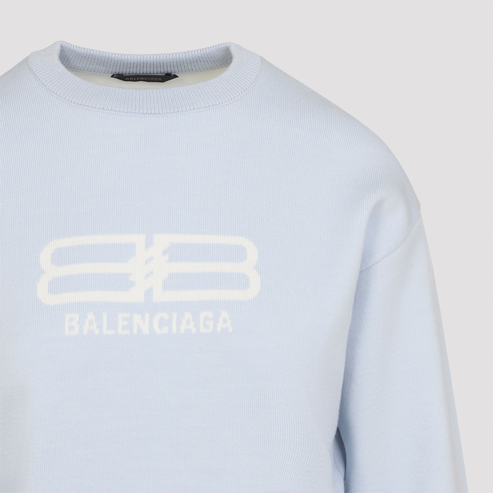 BALENCIAGA Cropped Pullover Sweater for Men