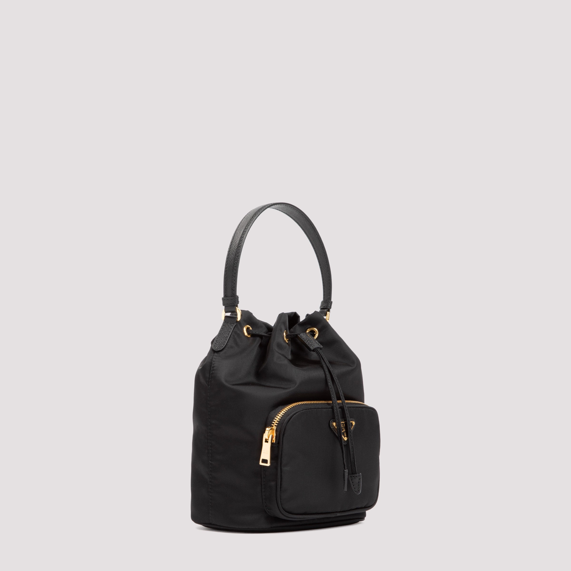 PRADA Re-Nylon Mini Bucket Handbag - W:18cm H:22cm D:12cm